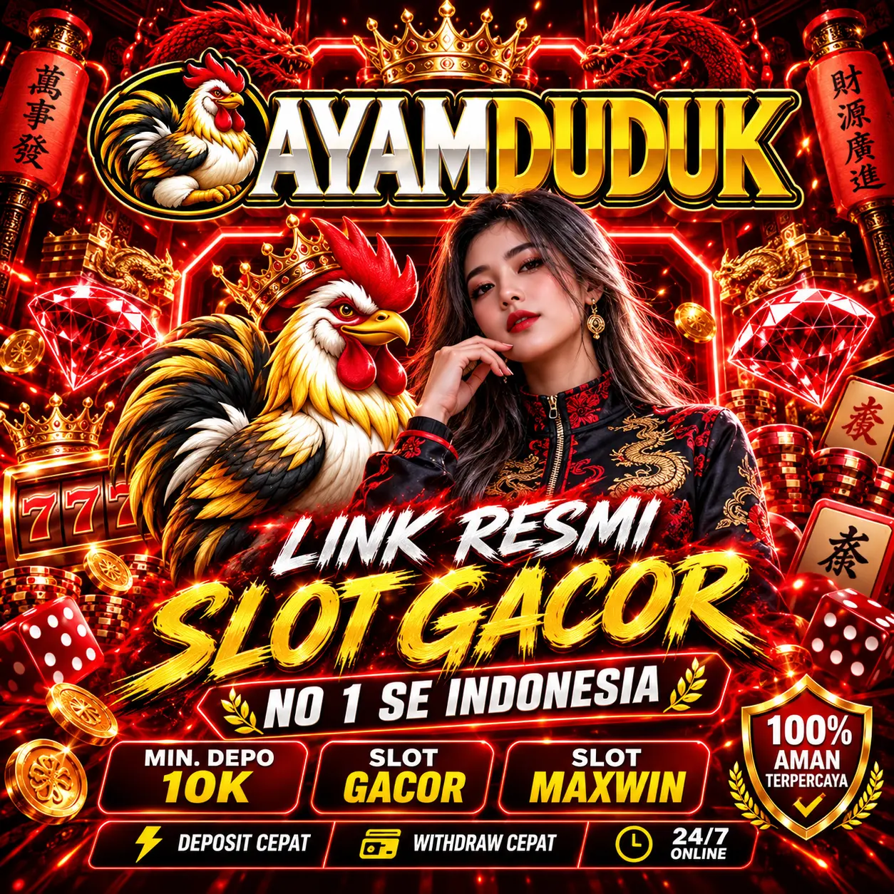 AYAMDUDUK: Website Permainan Spin Slot dengan Peluang Menang Menarik image 1